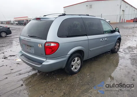 2006 Dodge Grand Caravan Sxt из США, поврежденный, VIN 2D4GP44L96R789238